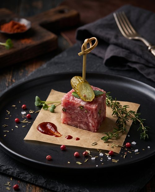 Брауншвейгская колбаса с корнишоном и петрушкой